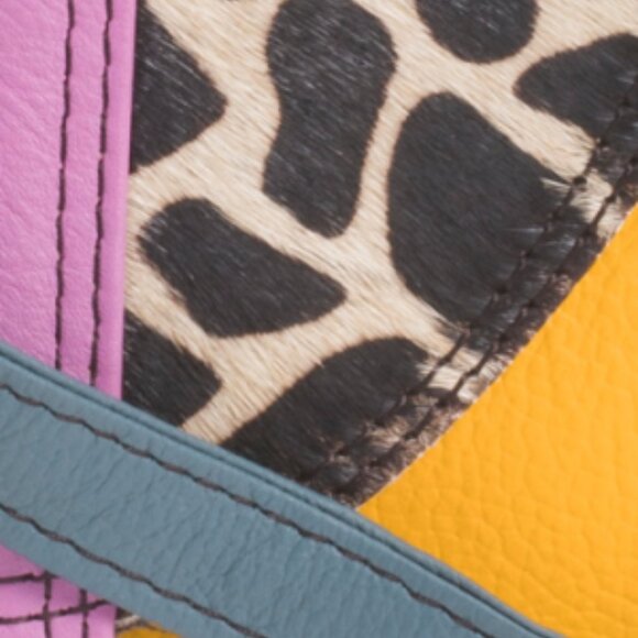 SORUKA Leather Ferrara Animal Print Crossbody - Picture 2 of 4